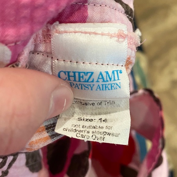 Chez Ami girls size 14 floral matching set - Picture 4 of 8